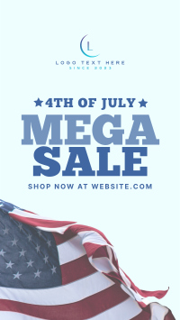 Fourth of July Sale TikTok video Image Preview