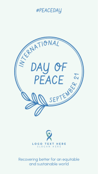 Day Of Peace Badge Instagram story Image Preview