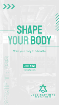 Shape Your Body Facebook story Image Preview
