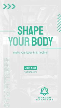 Shape Your Body Facebook story Image Preview