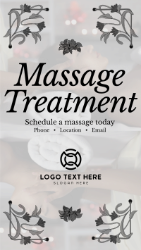Art Nouveau Massage Treatment YouTube short Image Preview