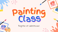 Quirky Painting Class Animation Image Preview