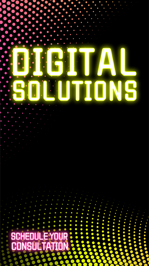 Halftone Solutions Instagram Story Design