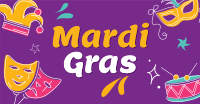 Mardi Gras Facebook ad Image Preview