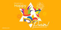 Purim Festival Twitter post Image Preview