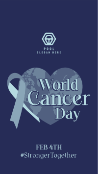 World Cancer Day Heart Facebook Story Design