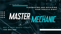 Abstract Professional Motor Mechanic Animation Image Preview