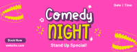 Comedy Night Facebook cover Image Preview