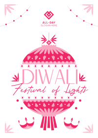 Diwali Festival Celebration Flyer Image Preview