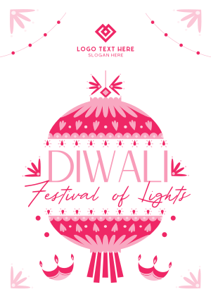 Diwali Festival Celebration Flyer Image Preview