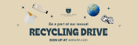 Eco Recycling Drive Twitter Header Preview