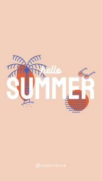 Hello Summer Instagram reel Image Preview