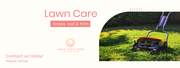 Lawn Mower Facebook Cover Design Image Preview