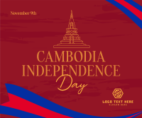 Rise Cambodian Flag Facebook Post Design