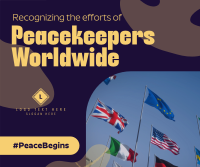 International Day of United Nations Peacekeepers Facebook Post Design