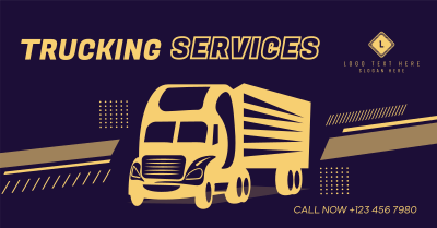 Truck Delivery Services Facebook ad Image Preview