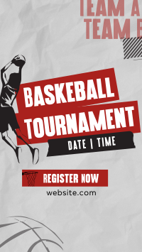 Sports Basketball Tournament Instagram reel Image Preview