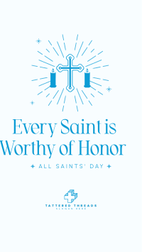 Honor Thy Saints TikTok Video Image Preview