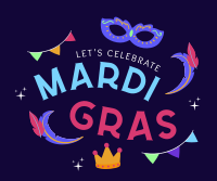 Mardi Gras Festival Facebook post Image Preview