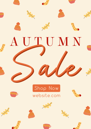 Cozy Autumn Deals Flyer Image Preview
