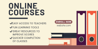 Online Courses Twitter Post Design