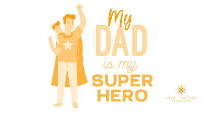 Superhero Dad Facebook event cover Image Preview