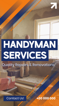 Handyman Services TikTok Video Preview