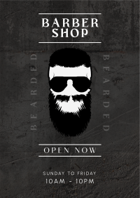 Bearded Barbers Flyer Image Preview