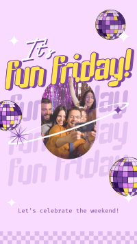 Fun Friday Party TikTok video Image Preview