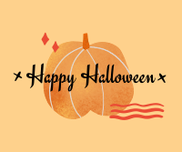 Happy Halloween Pumpkin Facebook Post Design