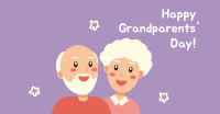 Grandparents Day Illustration Greeting Facebook Ad Design