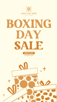 Boxing Day Flash Sale Facebook Story Design