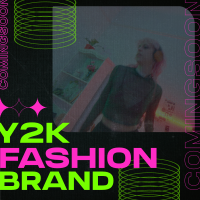 Y2K Fashion Brand Coming Soon Instagram post Image Preview