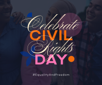 Civil Rights Celebration Facebook Post Design