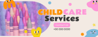 Quirky Faces Childcare Service Facebook Cover Image Preview