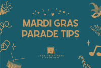Mardi Gras Festival Pinterest board cover Image Preview
