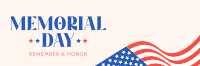 In Honor of Memorial Day Twitter Header Image Preview