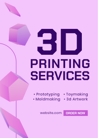 3d Printing Business Flyer Design