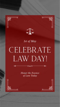 Formal Law Day Facebook story Image Preview