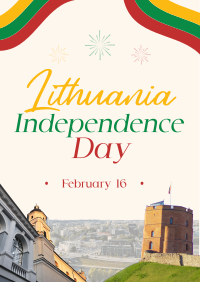 Rustic Lithuanian Independence Day Poster Image Preview