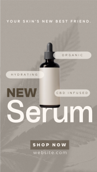 Organic Skin Serum Instagram Story Design