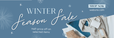 Winter Fashion Sale Twitter header (cover) Image Preview