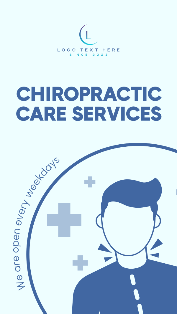 Chiropractic Care Instagram Story Design Image Preview