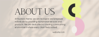 Austere About Us Facebook Cover Design