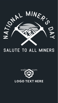 Salute to Miners Facebook Story Design