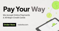 Digital Online Payment Facebook ad Image Preview
