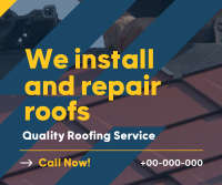 Quality Roof Service Facebook Post Design