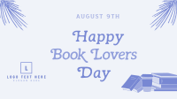 Happy Book Lovers Day Facebook event cover Image Preview