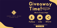 Giveaway Time Twitter post Image Preview