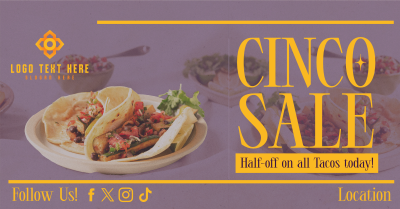 Cinco De Mayo Food Promo Facebook ad Image Preview